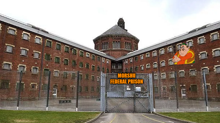 Morshu Federal Prison Blank Meme Template