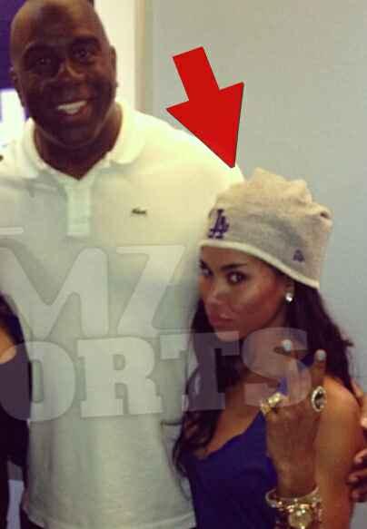 Magic Johnson & V. Stiviano Blank Meme Template