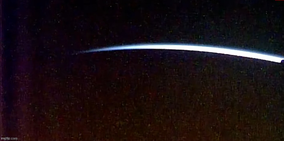 Sunrise from the ISS | made w/ Imgflip meme maker