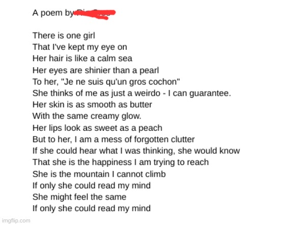 guys i feel better because i rered my poem to the girl I liked (she didnt like me) but yes | made w/ Imgflip meme maker
