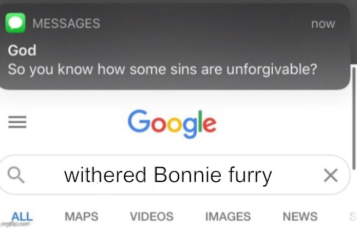 google search | withered Bonnie furry | image tagged in google search | made w/ Imgflip meme maker