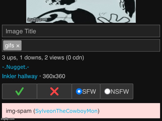 i posted it once how is it spam | made w/ Imgflip meme maker