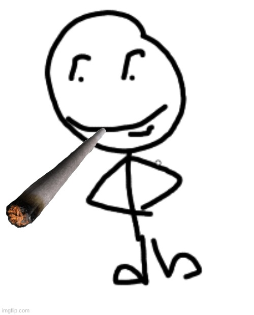 stickman smokin dat fat cigar | image tagged in cigar | made w/ Imgflip meme maker