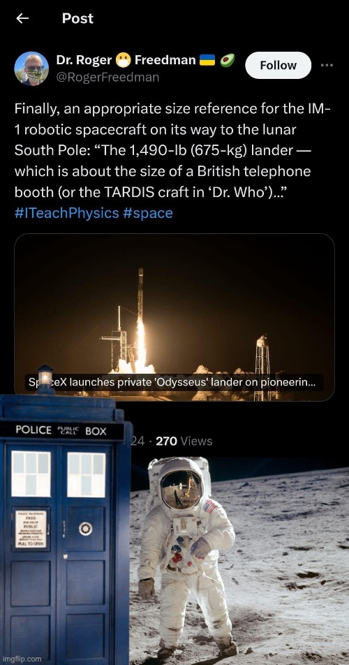 Tardis on the moon | image tagged in apollo 11,tardis,moon | made w/ Imgflip meme maker