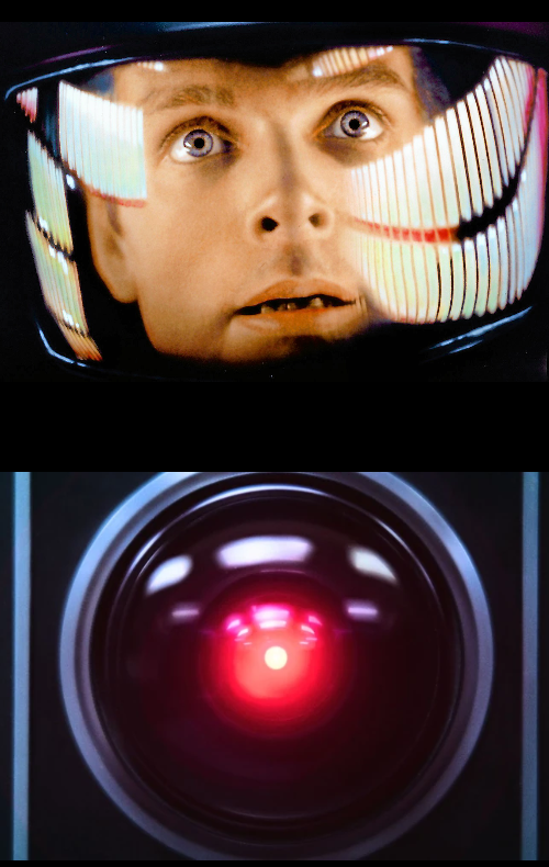High Quality Dave and Hal 9000 Blank Meme Template