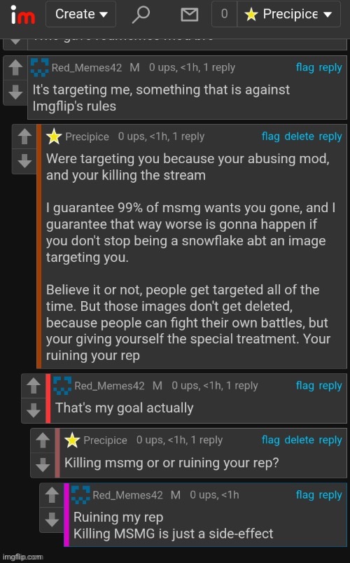 Hey! Im the one who wants to ruin my rep! | made w/ Imgflip meme maker