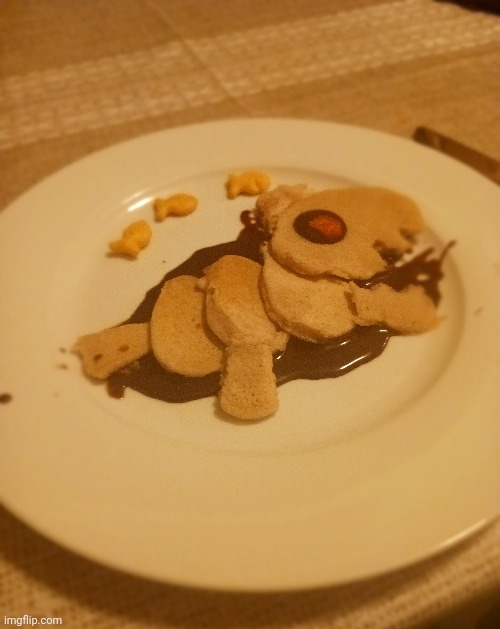 He has been cooked as punishment. | made w/ Imgflip meme maker