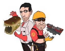 High Quality Medic and Engineer Blank Meme Template