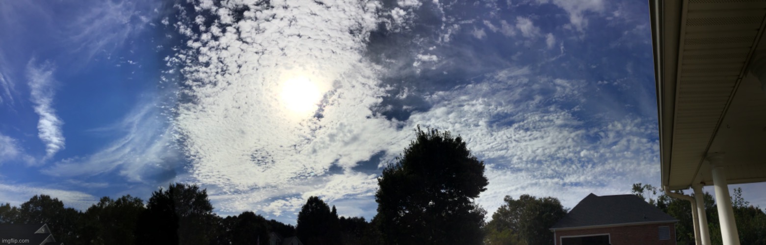 Really cool panoramic photo of the sky from a while ago | made w/ Imgflip meme maker