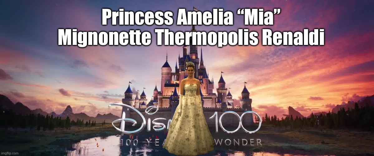 Princess Mia | Princess Amelia “Mia” Mignonette Thermopolis Renaldi | image tagged in disney,disney princess,deviantart,princess,girl,beautiful girl | made w/ Imgflip meme maker