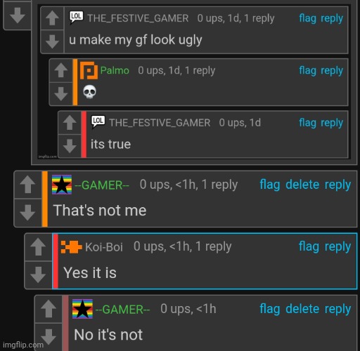 "That's not me" | made w/ Imgflip meme maker