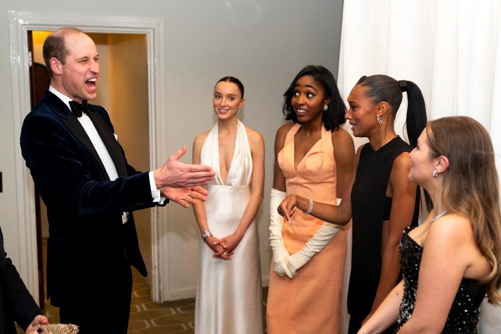 Prince William BAFTAS Blank Meme Template