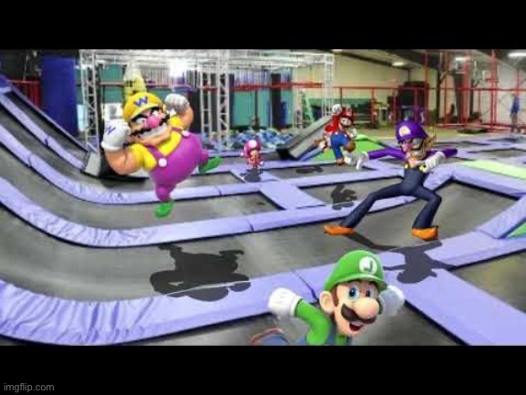 Wario dies after breaking his neck while trying to perform a backflip for Waluigi | image tagged in wario dies | made w/ Imgflip meme maker