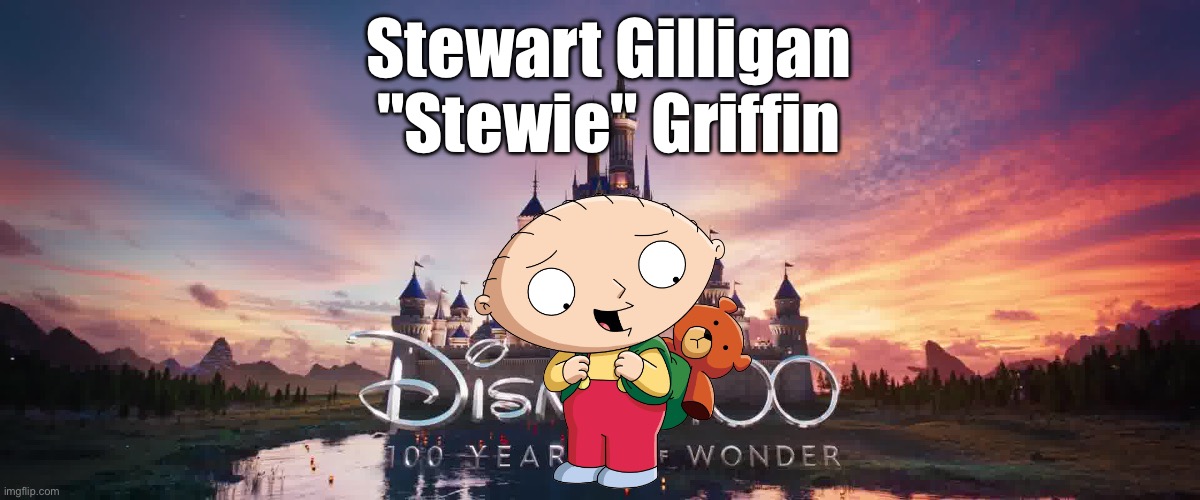 Stewie Griffin | Stewart Gilligan "Stewie" Griffin | image tagged in disney,family guy,stewie griffin,deviantart,seth macfarlane,world domination | made w/ Imgflip meme maker