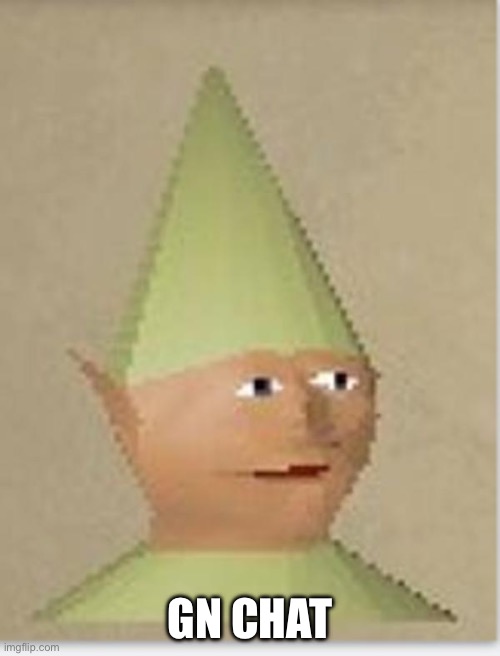 Gnome Child | GN CHAT | image tagged in gnome child | made w/ Imgflip meme maker