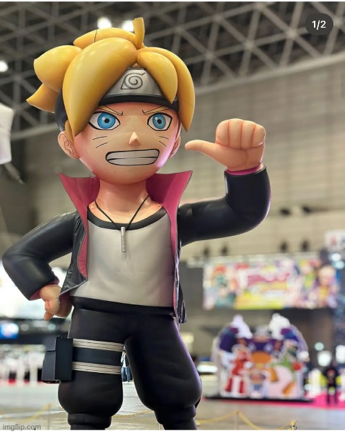 Inflatable boruto | made w/ Imgflip meme maker