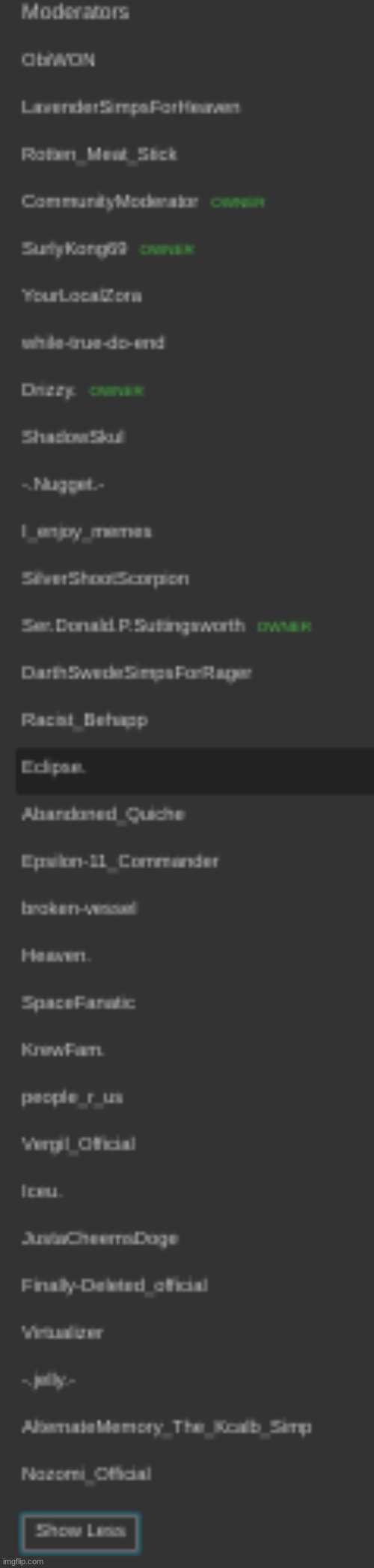 i don't see red_memes here. did he get un-modded? | made w/ Imgflip meme maker