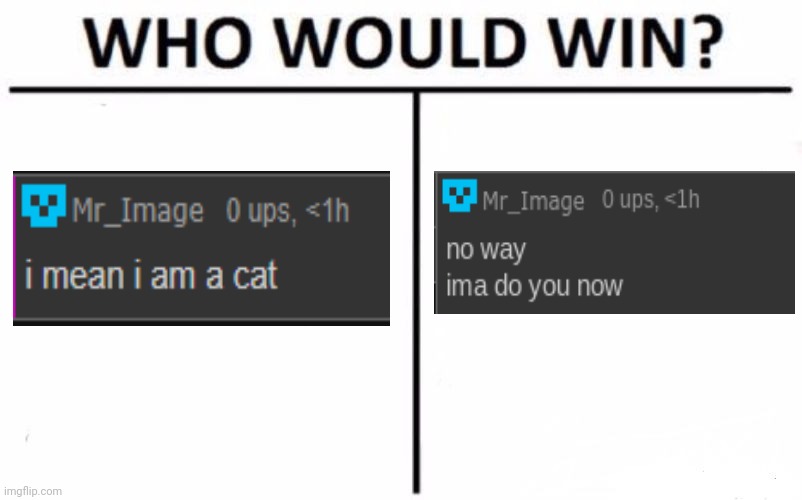 Who Would Win? | image tagged in memes,who would win | made w/ Imgflip meme maker