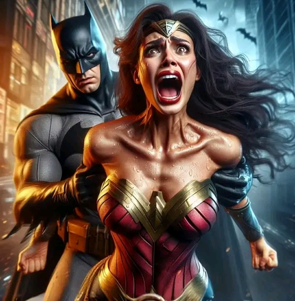 High Quality Batman restraining Wonder Woman Blank Meme Template