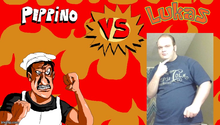 Gonna See Who's Really the Alpha Male | image tagged in peppino vs blank,pizza tower | made w/ Imgflip meme maker