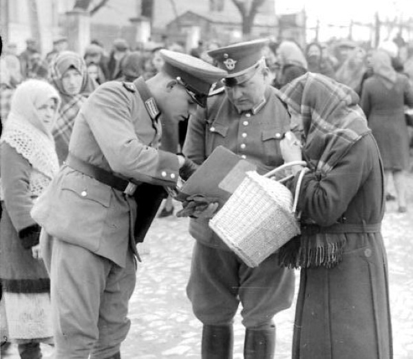 High Quality German Nazis check papers of Jewish citizens JPP Blank Meme Template
