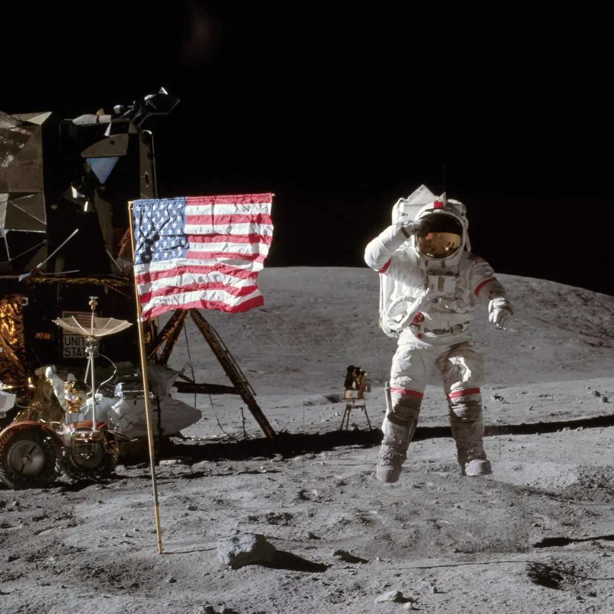 Moon Landing Blank Meme Template