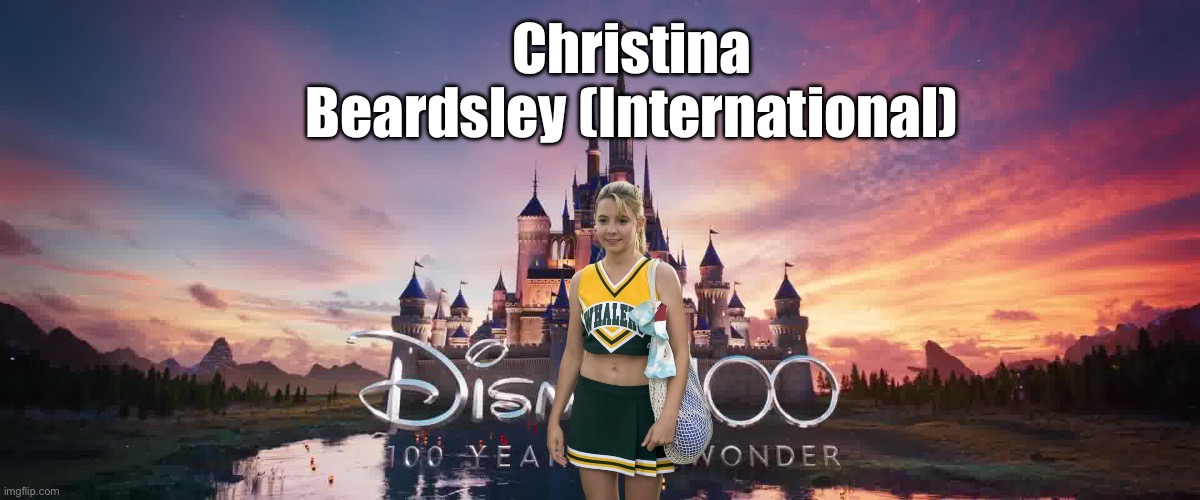 Christina Beardsley (International) | Christina Beardsley (International) | image tagged in disney,disney plus,girl,deviantart,cheerleader,sexy girl | made w/ Imgflip meme maker