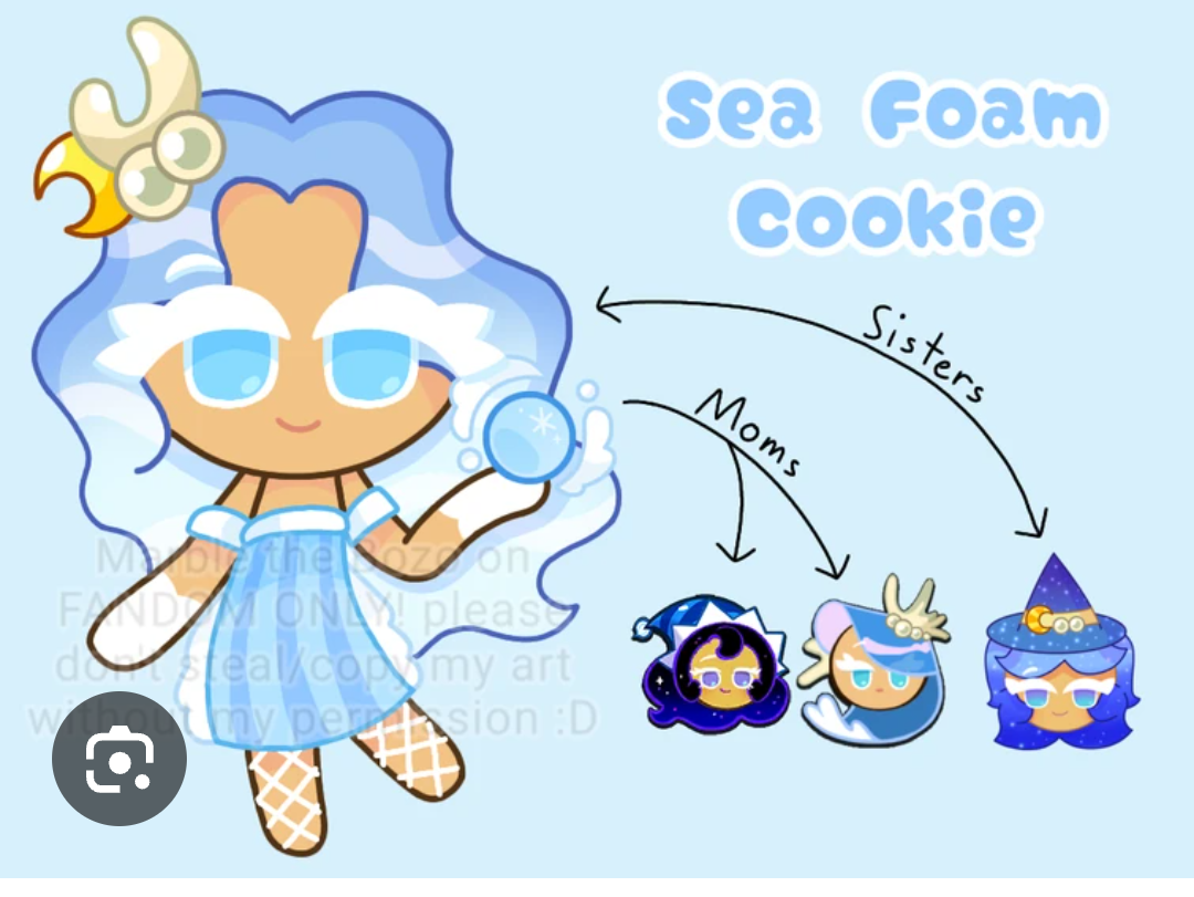 High Quality Sea Foam Cookie Blank Meme Template