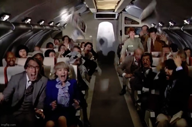 Airplane 2 out of coffee panic scene | image tagged in airplane 2 out of coffee panic scene | made w/ Imgflip meme maker