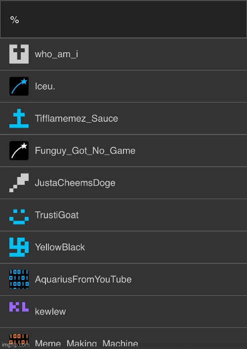 Since when does trustigoat follow me :skull: | made w/ Imgflip meme maker