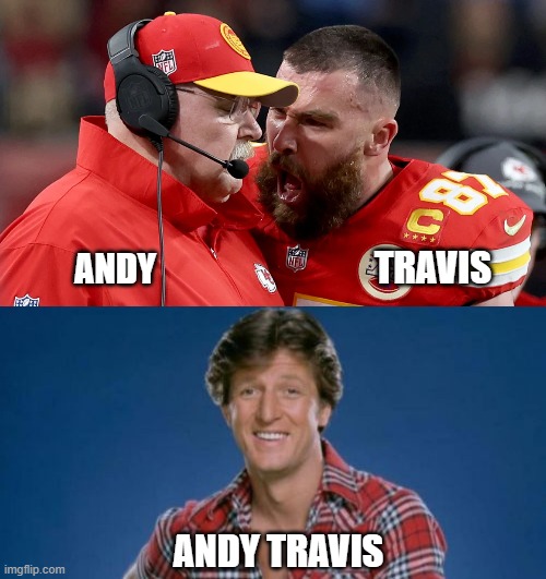 NFL WKRP | TRAVIS; ANDY; ANDY TRAVIS | image tagged in weird stuff,people,names,sports,sitcom | made w/ Imgflip meme maker