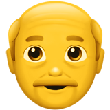 High Quality Old man emoji Blank Meme Template