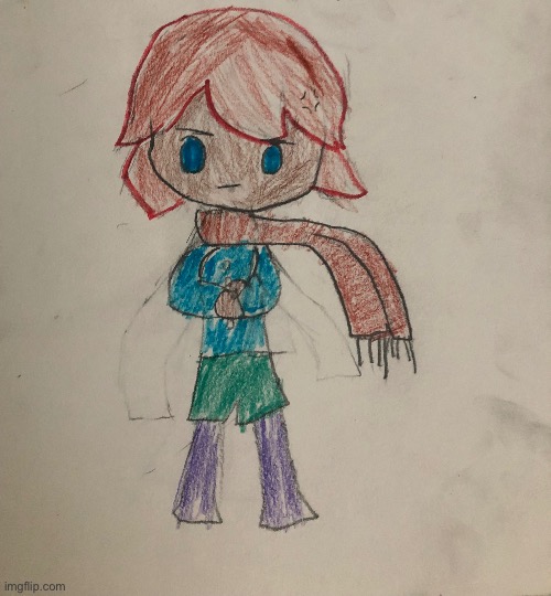 Old art of Wynter I made in June last year (She’s my first SP oc) | made w/ Imgflip meme maker