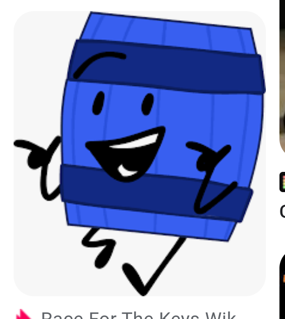 Blue Barrel Pointing Blank Meme Template