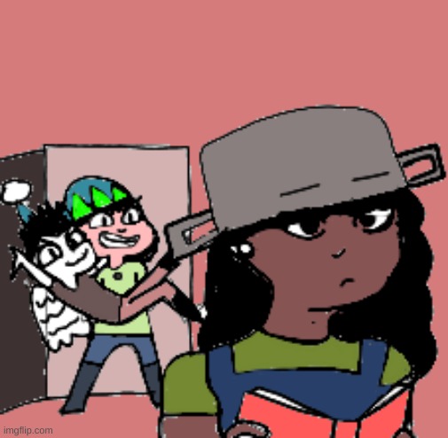 ScOuT i HaVe A bOyFriEnD ! | image tagged in drawing,draw the squad | made w/ Imgflip meme maker