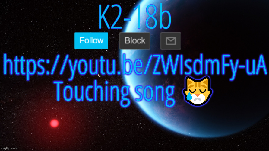 Silver Announcement Template 5.0 | https://youtu.be/ZWIsdmFy-uA
Touching song 😿 | image tagged in silver announcement template 5 0 | made w/ Imgflip meme maker