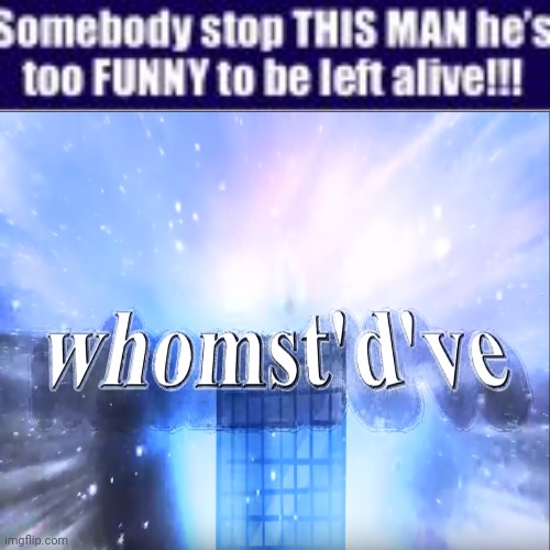 Somebody stop this man he’s too funny to be left alive | image tagged in somebody stop this man he s too funny to be left alive | made w/ Imgflip meme maker
