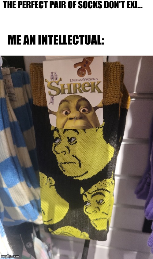 THE PERFECT PAIR OF SOCKS DON'T EXI... ME AN INTELLECTUAL: | image tagged in memes,blank transparent square | made w/ Imgflip meme maker