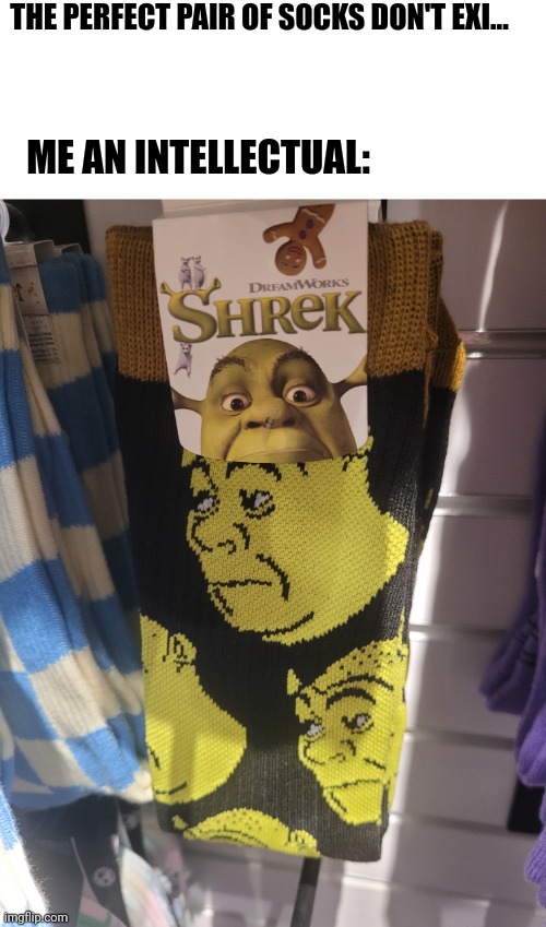 THE PERFECT PAIR OF SOCKS DON'T EXI... ME AN INTELLECTUAL: | image tagged in memes,blank transparent square | made w/ Imgflip meme maker