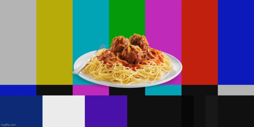 Spaghetti test pattern | image tagged in spaghetti test pattern | made w/ Imgflip meme maker