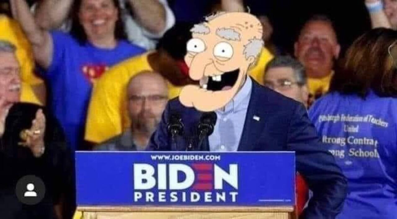Biden Pedo Dirty old man Blank Meme Template