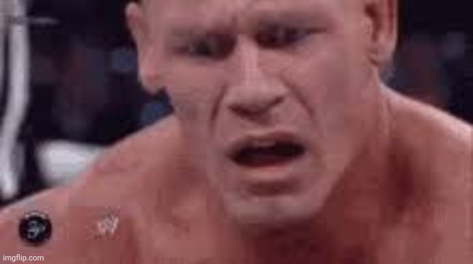 John Cena Sad / Confused | image tagged in john cena sad / confused | made w/ Imgflip meme maker