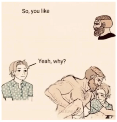 So, you like _____ (Gay meme template) Blank Meme Template