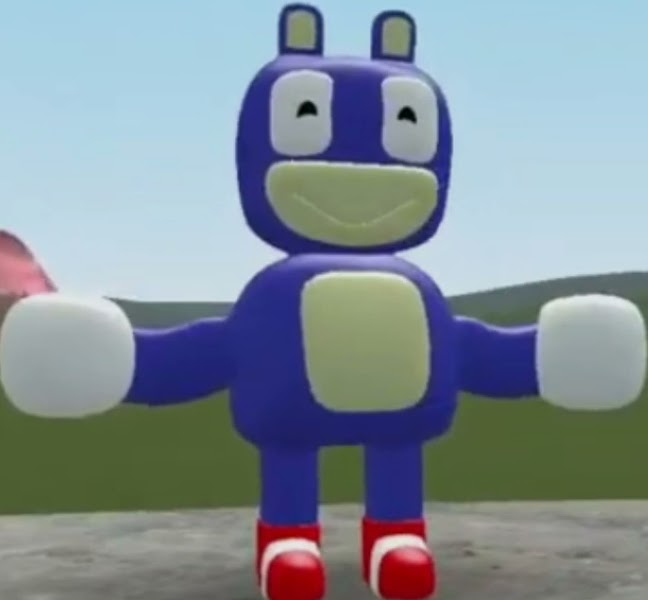 3d sinic Blank Meme Template