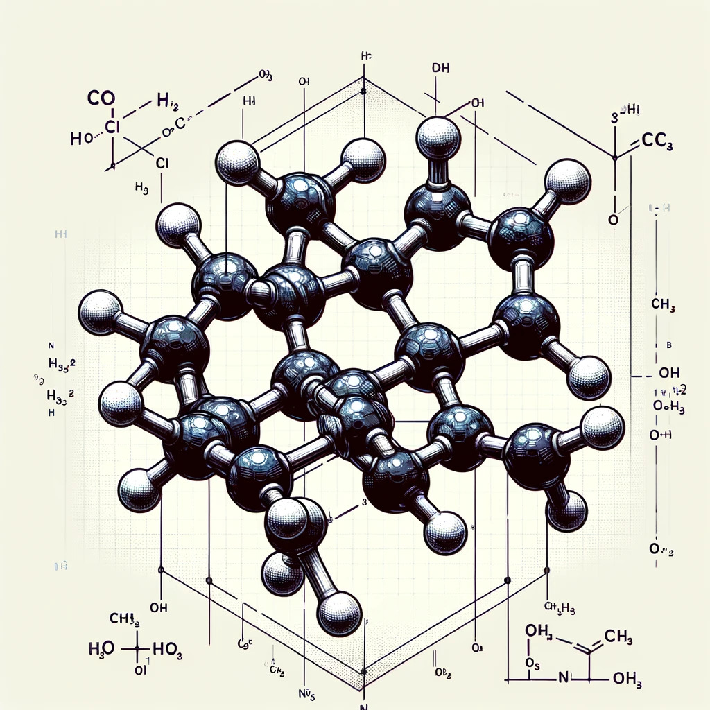 Metheyne Blue molecuar structure Blank Meme Template