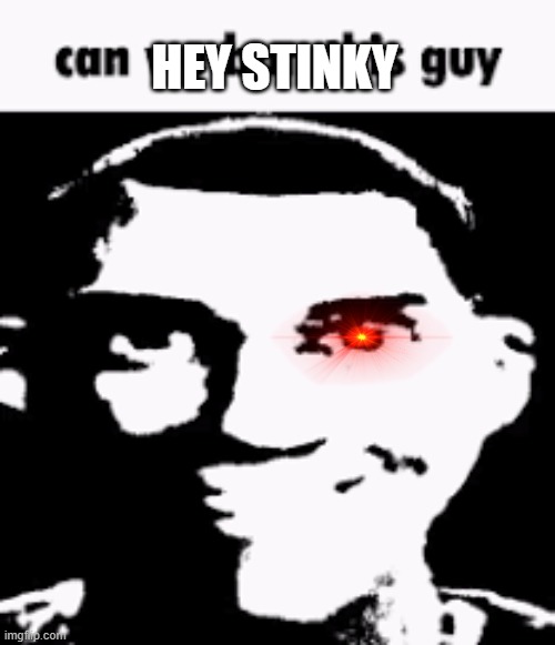 Can we ban this guy | HEY STINKY | image tagged in can we ban this guy | made w/ Imgflip meme maker