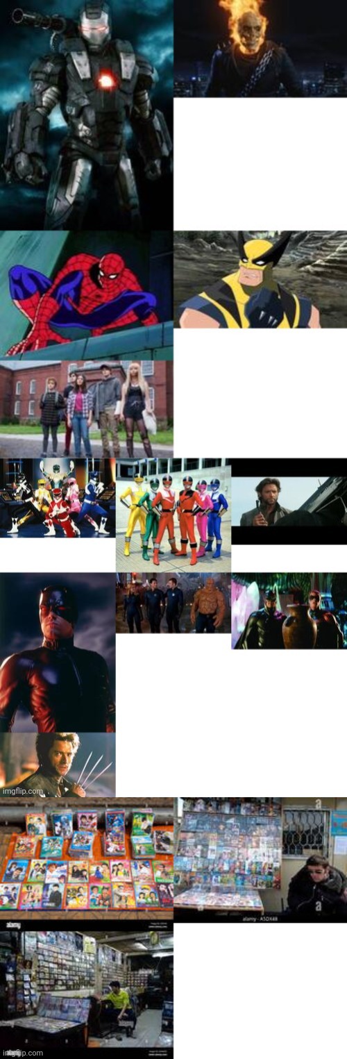 My Superhero Pirated DVDs Blank Meme Template