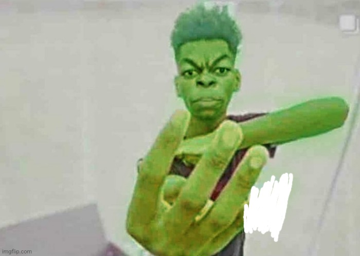 Beast Boy Holding Up 4 Fingers | image tagged in beast boy holding up 4 fingers | made w/ Imgflip meme maker