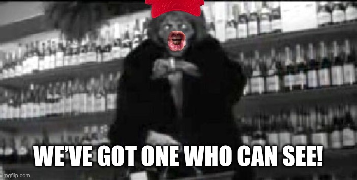They Live I've got one that can see | WE’VE GOT ONE WHO CAN SEE! | image tagged in they live i've got one that can see | made w/ Imgflip meme maker