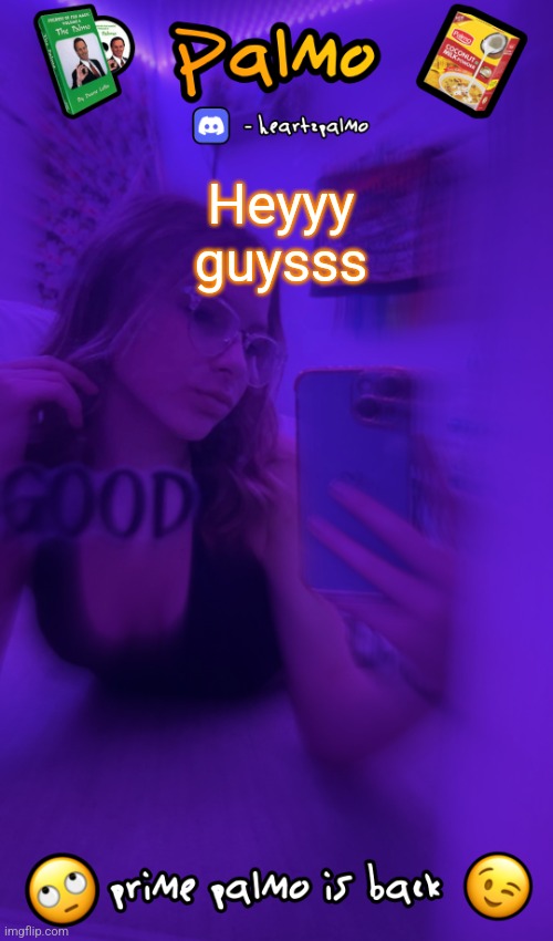 follow me plsss | Heyyy guysss | image tagged in follow me plsss | made w/ Imgflip meme maker